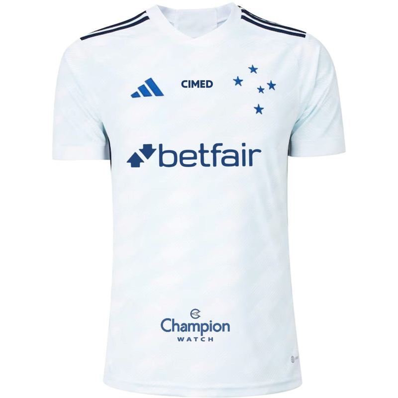 Camiseta Cruzeiro 23/24 II Visitante - Todos los Patrocinios - Versión Aficionado