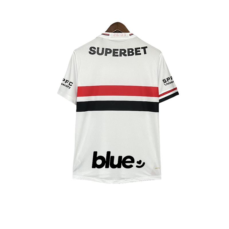 Camiseta São Paulo 25/26 I Casa - Todos los Patrocinios - Versión Aficionado