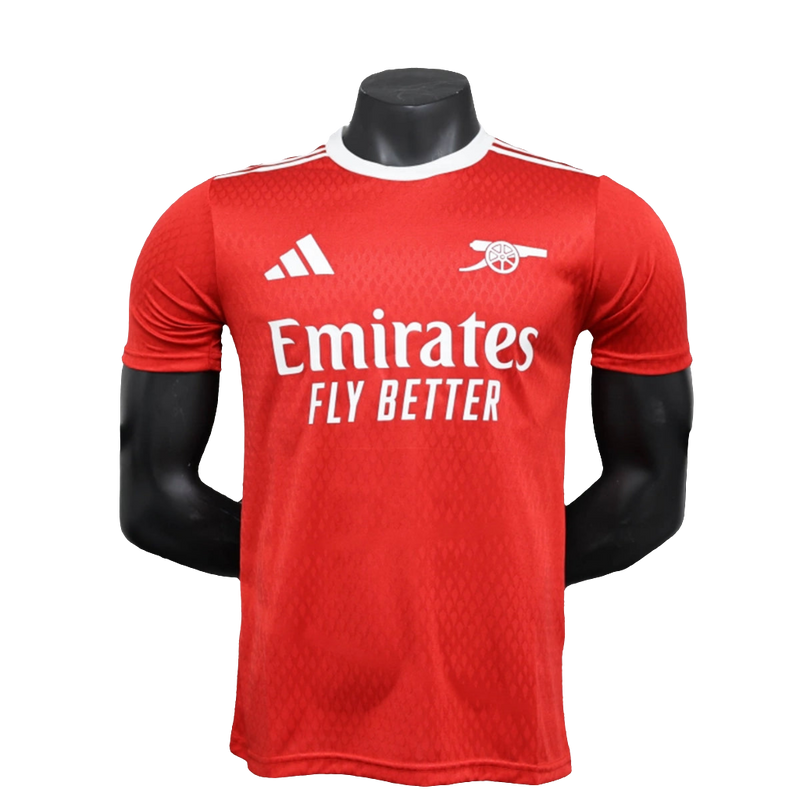 Camiseta Arsenal 25/26 Pre-Juego - Rojo - Versión Jugador