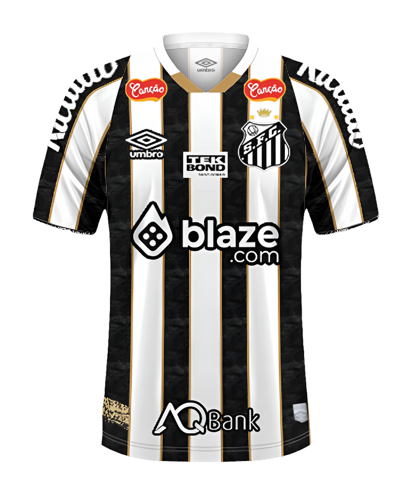 Camiseta Santos 24/25 II Visitante - Todos los Patrocinios - Versión Aficionado