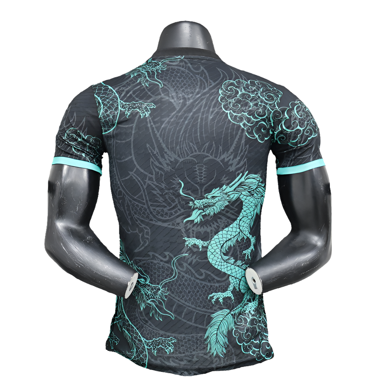 Camiseta Real Madrid 25/26 Edición Especial - Negro y Azul Claro - Versión Jugador