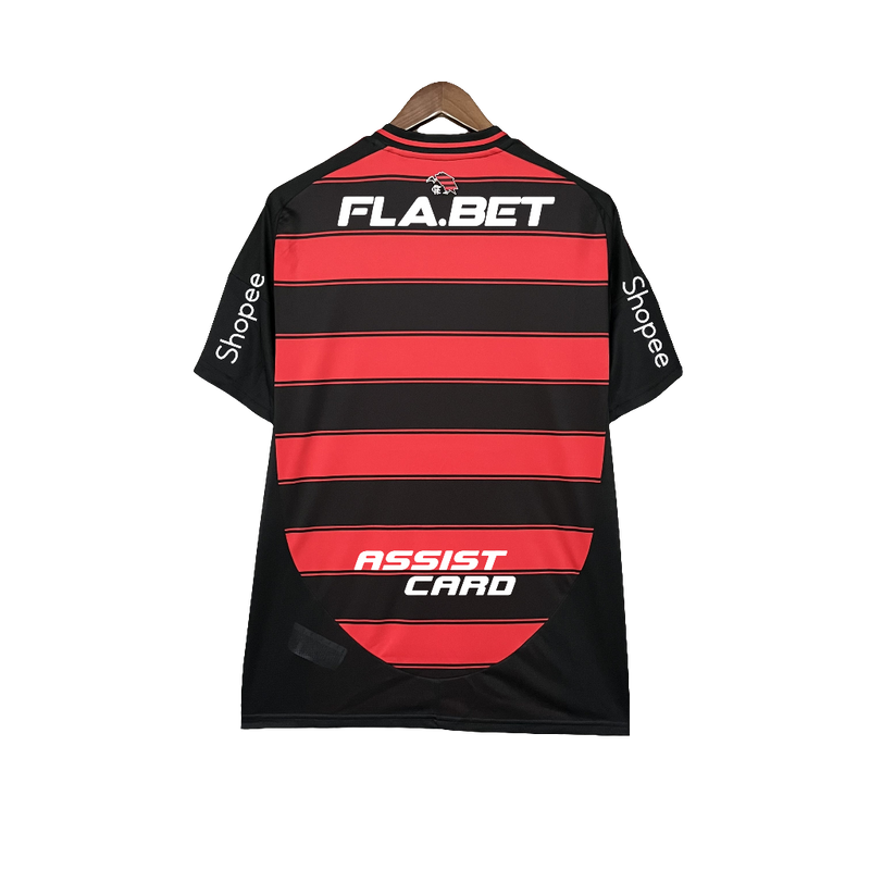 Camiseta Flamengo 25/26 I Casa - Todos los Patrocinios - Versión Aficionado