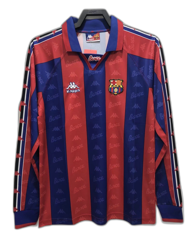 Camiseta Barcelona 96/97 I Casa - Manga Larga Versión Retro