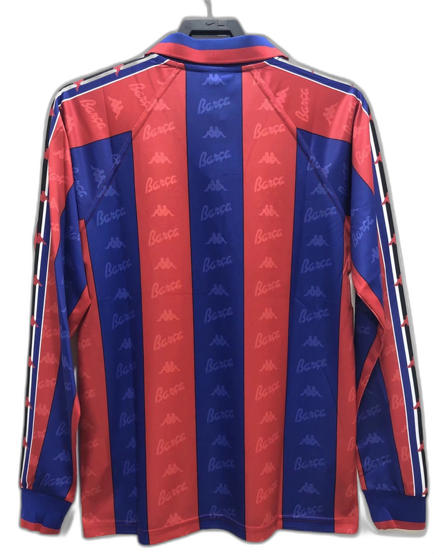 Camiseta Barcelona 96/97 I Casa - Manga Larga Versión Retro