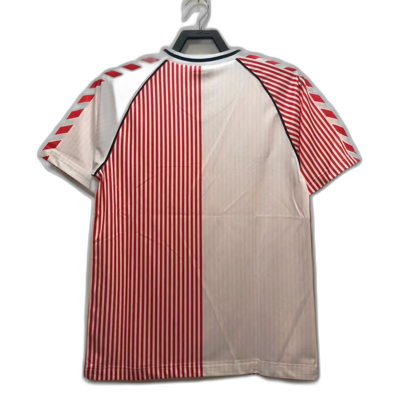 Camiseta Dinamarca 1986 II Visitante - Versión Retro