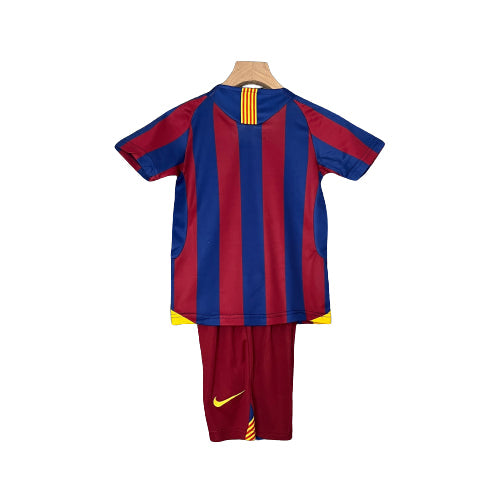 Conjunto Infantil Retrô - Barcelona 05/06 I Casa
