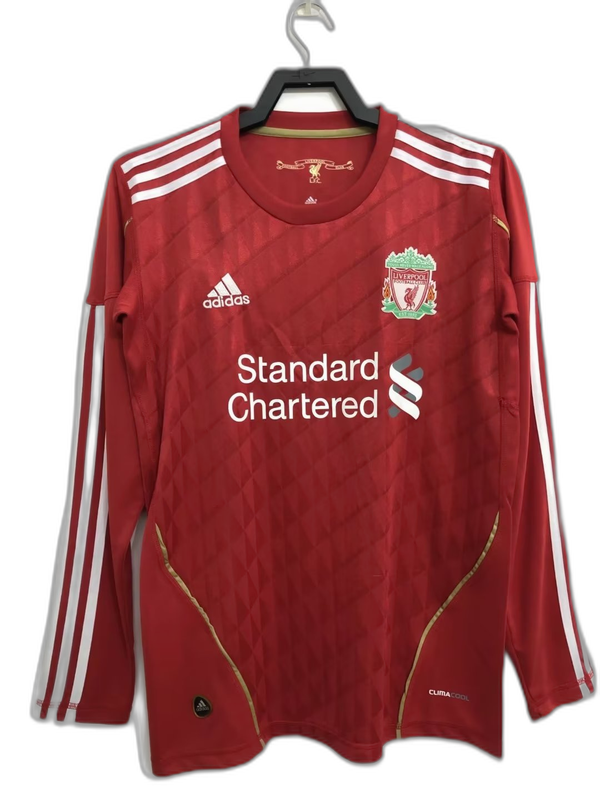 Camiseta Liverpool 2010 I Casa - Manga Larga Versión Retro