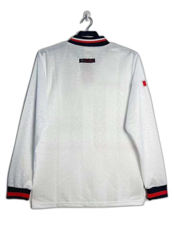 Camiseta Manchester United 98/99 II Visitante - Manga Larga Versión Retro