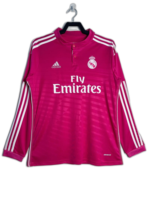 Camiseta Real Madrid 14/15 II Visitante - Manga Larga Versión Retro
