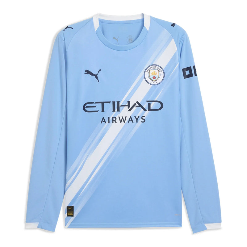 Camiseta Manchester City 25/26 I Casa - Manga Larga