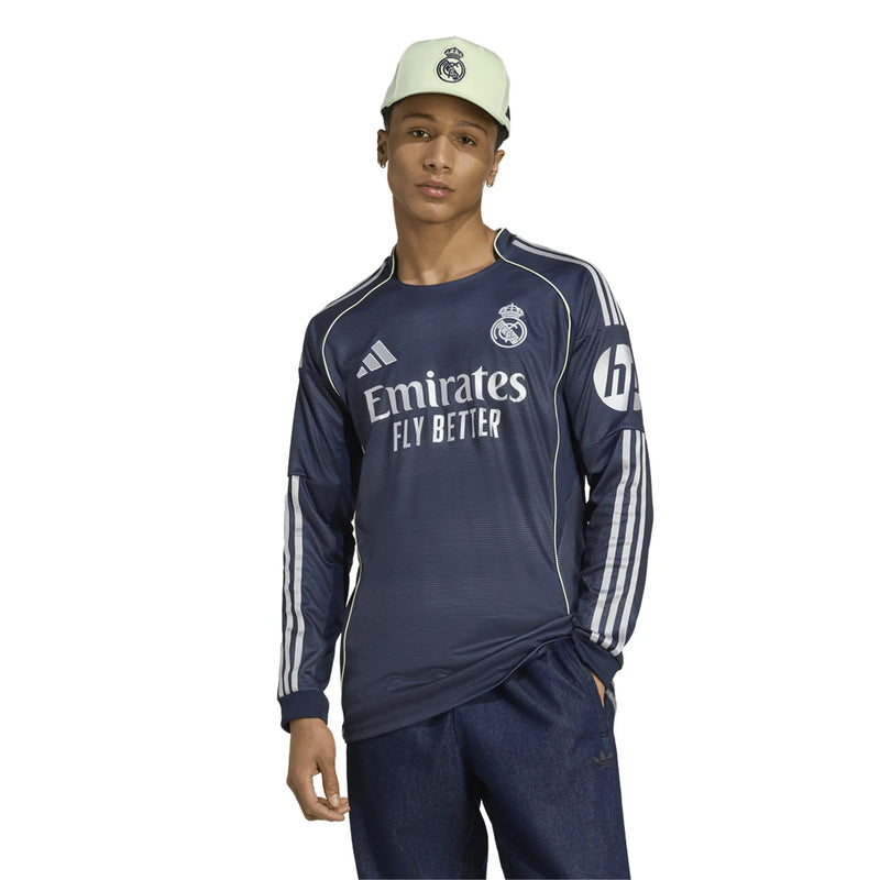 Camiseta Real Madrid 25/26 II Visitante - Manga Larga